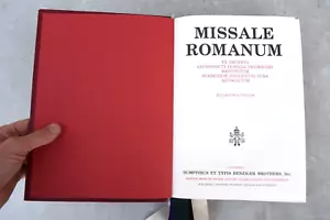Älteres Römisches Messbuch, Missale Romanum, Liturgisches Buch, 1962 (CU504) Kelch Co - Bild 1 von 24