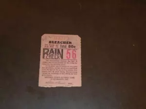 1953 MILWAUKEE BRAVES 1ST YEAR BASEBALL TICKET STUB VS PHILLIES - Picture 1 of 2