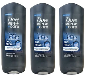 Crema hidratante vigorizante para el cabello facial corporal fresco Dove Men+Care 13,5 oz-3 paquetes - Imagen 1 de 2