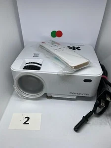 DBPOWER T2 LCD Mini Movie Projector (white) - Picture 1 of 11