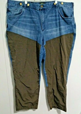 Men's Cabela's Roughneck Jeans Two Toned W Suspender Buttons Hunting 50 X 32 - Image 1 of 4