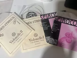 Larsen A and D and Spirocore cello G and C cello strings set lot-02 - Picture 1 of 1