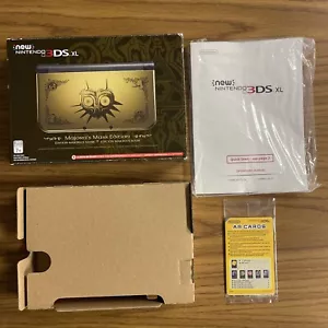 Nintendo New 3DS XL Legend of Zelda Majora's Mask * BOX ONLY Inserts & AR Cards - Picture 1 of 20