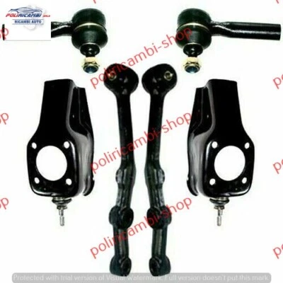 KIT SOSPENSIONE BRACCI E TESTINE ANTERIORE FIAT PANDA 141 DA 1986 AL 2003 - Immagine 1 di 3