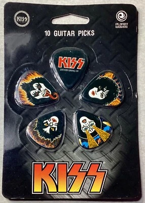 10 púas de guitarra KISS Planet Waves oficiales Rock & Roll Over LP arte - ¡selladas!! Foto 1 de 3