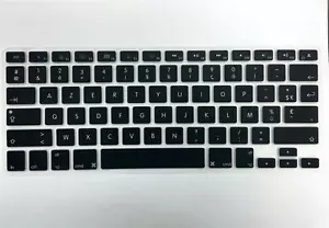 French Silicone Keyboard Protector Cover for Apple MacBook Pro 13 / 15 / 17-inch - Picture 1 of 3