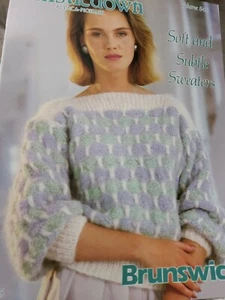 Brunswick Vintage Knitting Book Thistledown Soft Subtle Sweaters - Picture 1 of 9