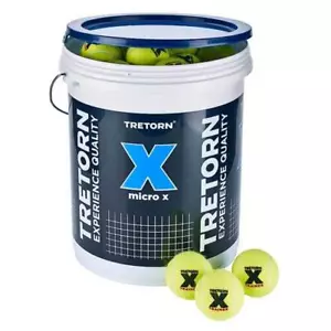 Tretorn Micro X Trainer Tennis Balls 72 Bucket - Picture 1 of 1