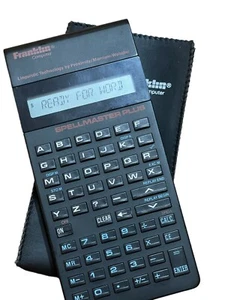 Franklin Computer Spellmaster Plus SC-120 With Case And Calculator - Picture 1 of 6