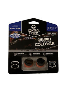 KontrolFreek Call of Duty Black Ops Cold War Thumbsticks PS4 PS5 Black Red Star
