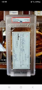 Nolan Ryan Personally Endorsed and Inscribed Check to Nolan Ryan Foundation - Picture 1 of 5