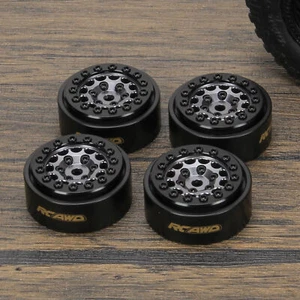 RCAWD 26g/pc 1.0" Beadlock Wheels Rims Brass Counterweight for 1/24 Axial SCX24 - Picture 1 of 9