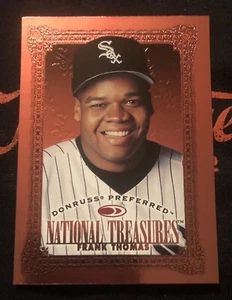 Donruss Preferred 1997 - Frank Thomas "National Treasures" #168 - Salón de la fama - Imagen 1 de 2