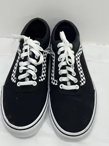 Vans Off The Wall Herren schwarz/weiß niedrig karierte Schuhe Größe 9,5 Neu mit Etikett! - Bild 1 von 6
