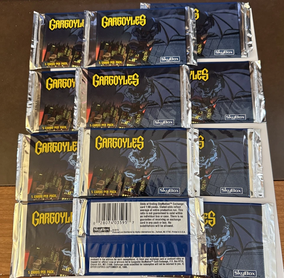 36 Unopened Packs 1995 SkyBox Disney Gargoyles Trading Cards
