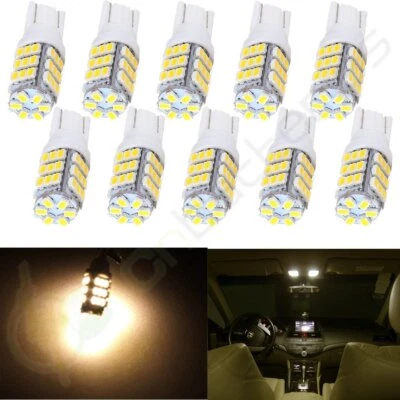 NEW 10pcs 42smd RV Camper Trailer Backup Reverse LED Lights White T10/921/194 - Image 1 of 4