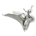 Pterodactyl Dinosaur sterling silver charm .925 x 1 dinosaurs charms