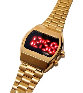 Classic Gold 70s Style LED Digital Watch - Picture 1 of 1