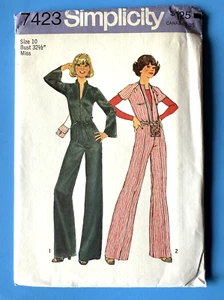 BOLSO CINTA MONO MISSES #7423 patrón simplicidad vintage talla 10 sin cortar 1976 - Imagen 1 de 1