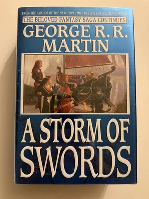 A STORM OF SWORDS George RR Martin 1st Print Ed HARDCOVER HC - Game of Thrones - Image 1 of 4