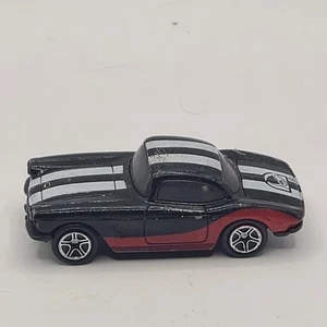 1998 MATCHBOX '62 CHEVY CORVETTE BLACK & RED 1:64 DIECAST CAR W/ WHITE - Bild 1 von 5