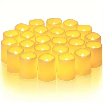 24-Pack Battery-Powered LED Glowing Flameless Candles 1.6" for All Occasions - Image 1 of 3
