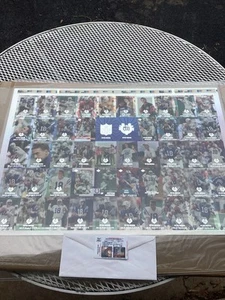 2000 Collector's Edge  Uncut Sheet Peyton Manning AUTO W/Shop Home COA Rare - Picture 1 of 13