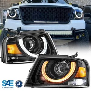 Faros LED PUNTO proyector DRL giro para Ford F150 2004 2005 2006 2007 2008 - Imagen 1 de 7