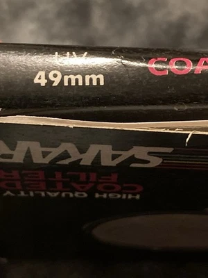 SAKAR Coated 49mm Lens Filter *New - Image 1 of 2