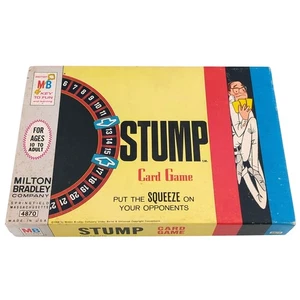 VTG 1968 Milton Bradley STUMP Card Game Complete in Box Retro Ages 10+ Made USA - Picture 1 of 2