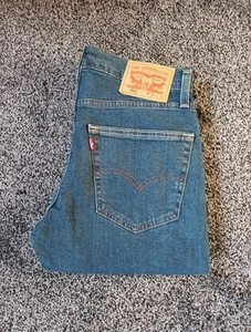 Levis 502 Slim Blue Denim Jeans 30x32 - Picture 1 of 7