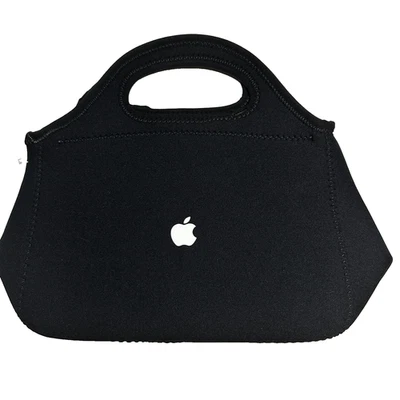 Apple Neoprene Black Lunch Bag From Apple Company Store Rare - Image 1 of 4