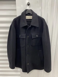Dries Van Noten Black Wool Field Coat Men: Size L - Picture 1 of 6