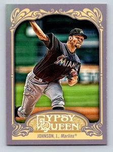 Topps Gypsy Queen #186 2012 Josh Johnson Miami Marlins - Imagen 1 de 2