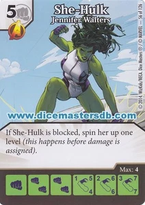 She-Hulk Jennifer Walters #56 - Uncanny X-Men - Marvel Dice Masters - Picture 1 of 1