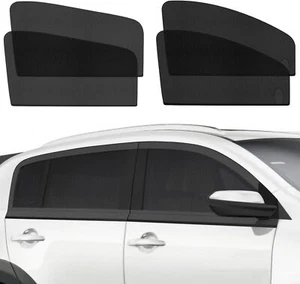 Car Window Shades, 4-Pack Blackout Curtains for Privacy & UV Protection - Picture 1 of 5