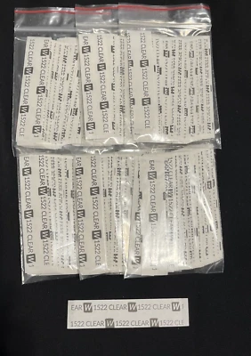 Walker 3M 1522 Hairpiece Tape 216 Pc 3/4” x 3”Straight 6Pack-Poly Wig Toupee-New - Image 1 of 4