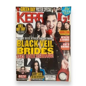 Kerrang Magazine Issue 1537 Black Veil Brides Green Day Amy Lee Ozzy Osbourne - Imagen 1 de 1