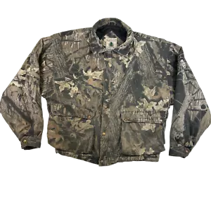 Vintage Northwest Territory Jacket Mens XL Quilted Camo Bomber Hunting - Picture 1 of 16