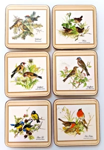 PIMPERNEL Untersetzer Coasters "Songbirds" Singvögel NEUwertig in OVP - Bild 1 von 9