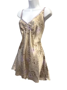 ☆ Jones New York animal print satin nightie XL - Picture 1 of 15