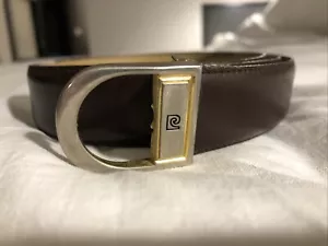 Cintura Pierre Cardin Uomo Abito Vintage 38 Marrone - Foto 1 di 24