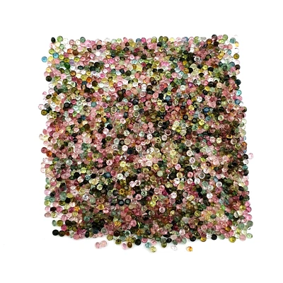 Natural Multi Tourmaline Round Cut Loose Gemstone Lot 100 Pcs 1.75 MM - Image 1 of 4
