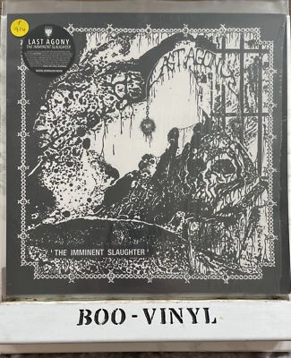Last Agony - The Imminent Slaughter hardcore vinyl lp record NM / NM CONDITION  - Image 1 of 4