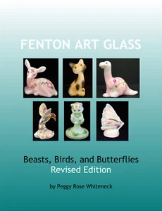 Fenton Kunst Glas Tiere, Vögel & Schmetterlinge - überarbeitete Ausgabe - Peggy Rose weißer Hals - Bild 1 von 13