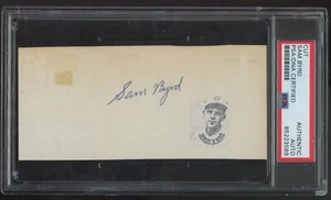 Sam Byrd - Cut Autograph - PSA Authentic Auto (d. 1981) - Picture 1 of 2
