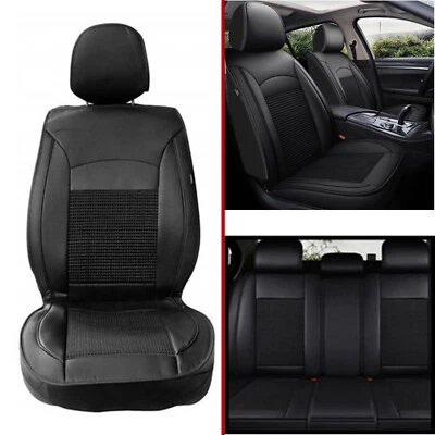 For JEEP Grand Cherokee 2011 2012-21 Car 5-Seat Covers Leather Full Set Cushion - Image 1 of 4
