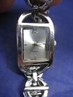 Woman's Wrist Watch With Silvertone Metal Band.  New Battery, Works Well