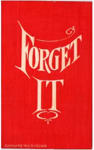 Motto Postcard - "Forget It" - Millson - Picture 1 of 2