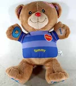 Vtech Plush Care and Learn Teddy Bear Patient Stuffed Interactive Talks Learning - Picture 1 of 4